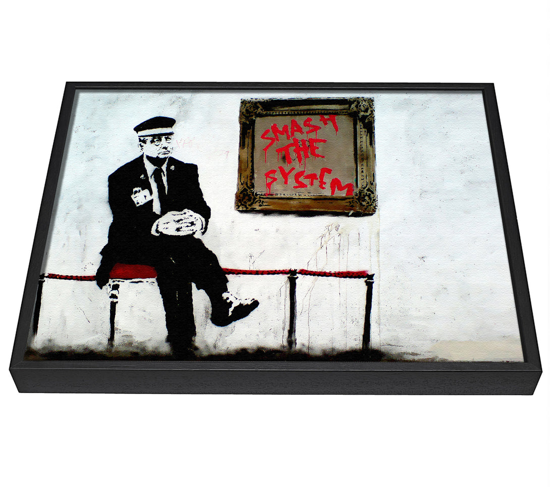 A picture of a Protecting The Modern Art framed canvas print sold by Wallart-Direct.co.uk