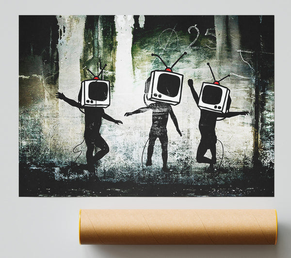 Banksy Tv Heads