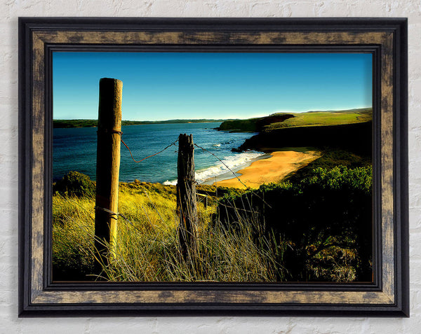 Wild Beach In England