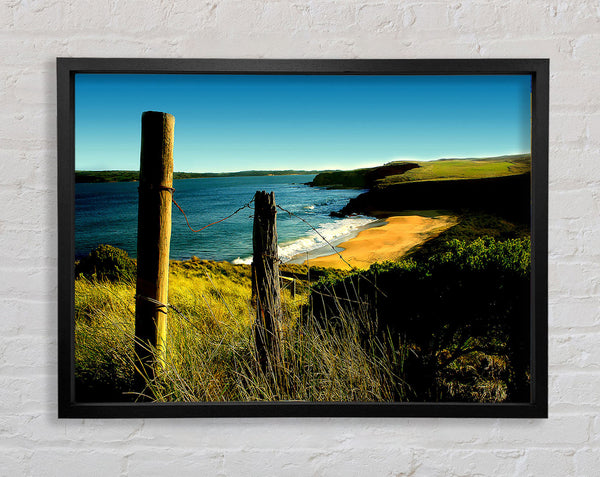 Wild Beach In England