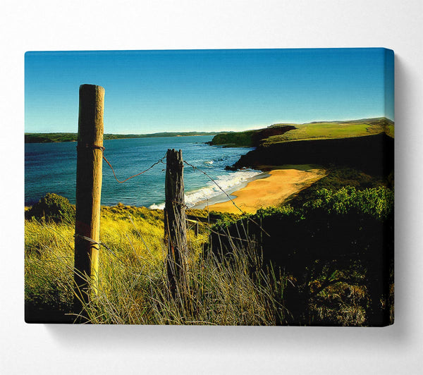 Wild Beach In England