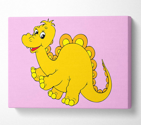 Big Happy Dinosaur Pink