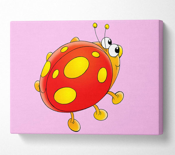 Cartoon Ladybug Pink