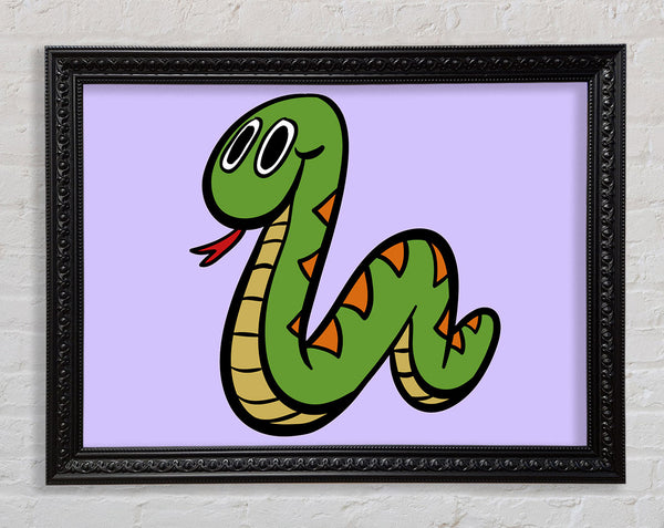 Cartoon Snake Lilac