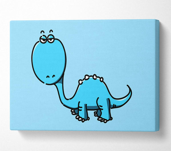 Dinosaur Not Impressed Baby Blue