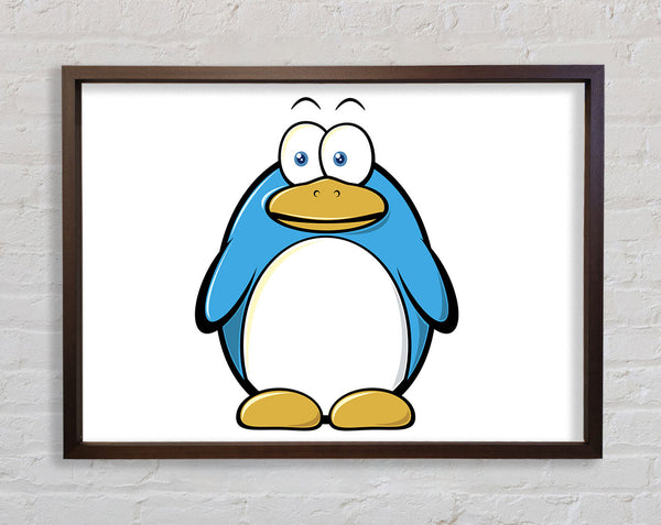 Funny Penquin Standing White