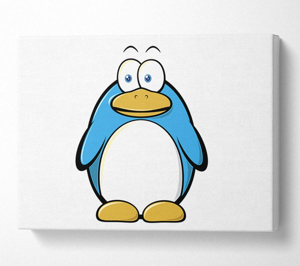 Funny Penquin Standing White