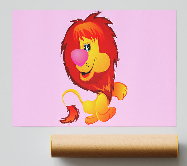 Happy Lion Pink