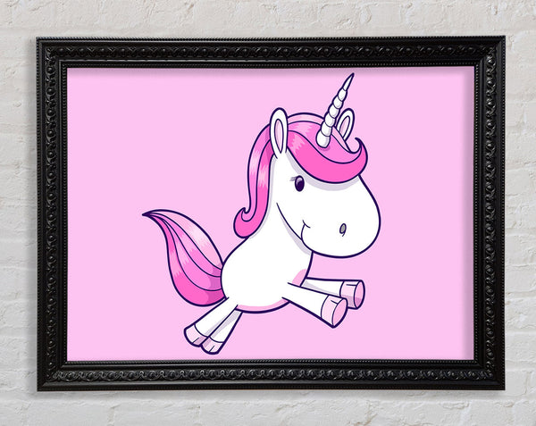 Leaping Unicorn Pink