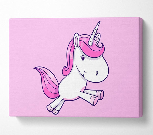 Leaping Unicorn Pink