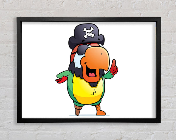 Pirate Parrot Eyepatch White