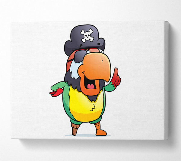 Pirate Parrot Eyepatch White