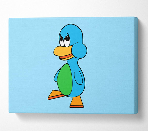 Sad Duck Baby Blue