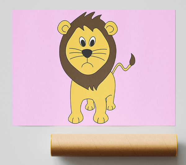 Sad Lion Pink