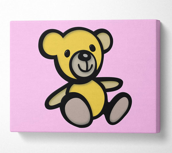 Teddy Bear Cartoon Pink