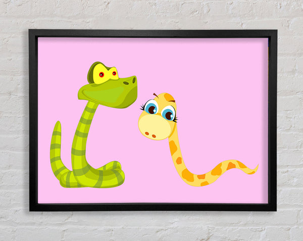 Two Snakes Pink