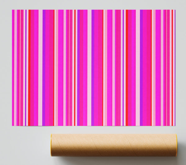 Retro Stripes Pink