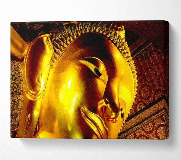 Golden Buddha Face