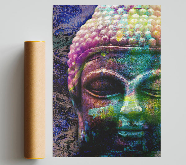 Retro Rainbow Buddha