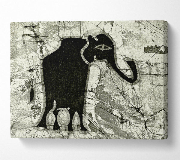 Tribal Elephant Black