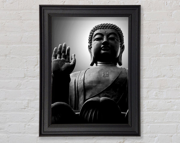 Black n White Buddha Statue