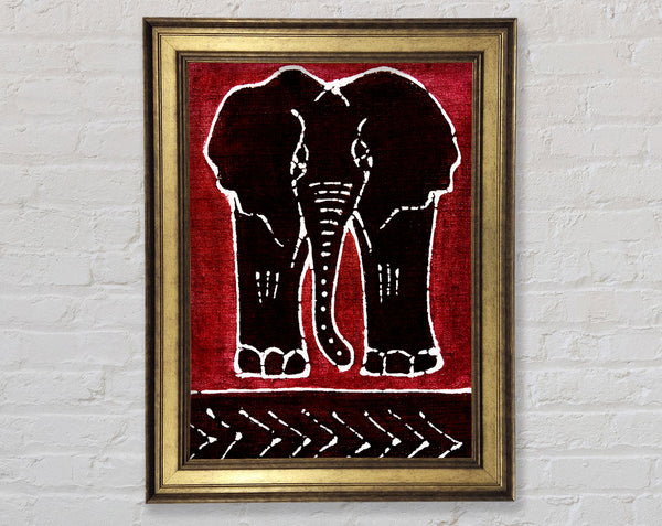 Aboriginal Red Elephant