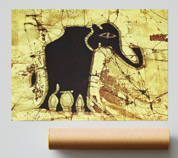 Tribal Elephant Brown