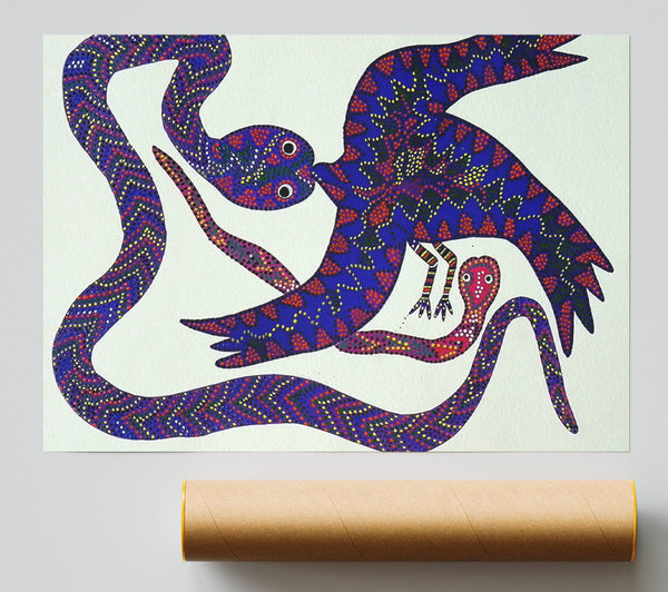 Aboriginal Snake Bird