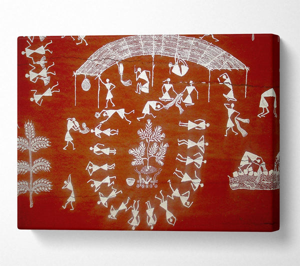 Aboriginal Warli Mahabharata