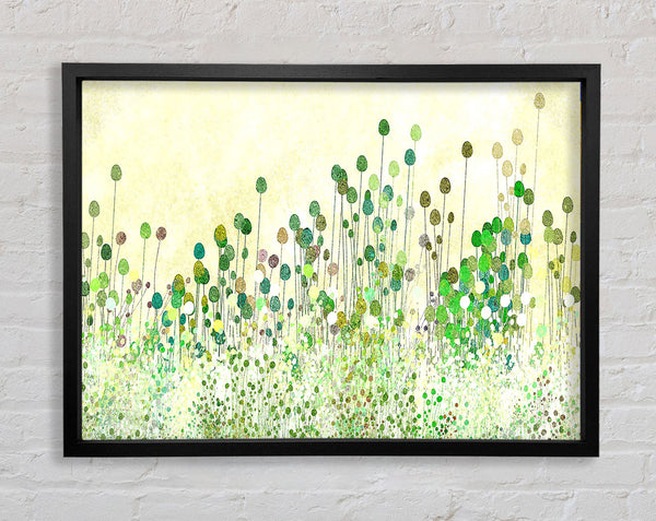 Poppy Buds Vintage Art