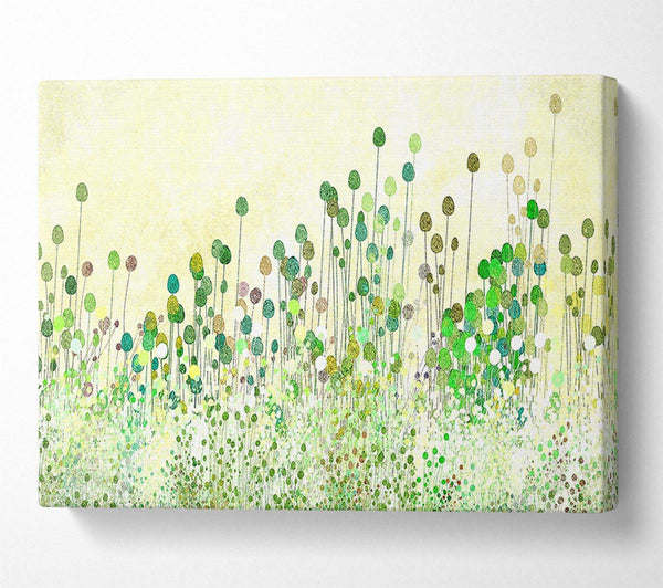 Poppy Buds Vintage Art