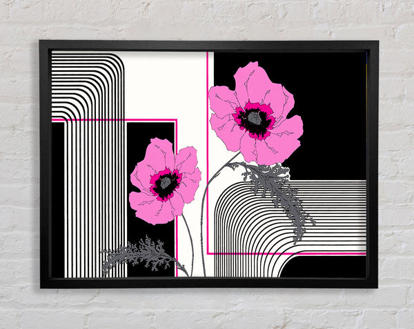 Pink Poppy Stripes