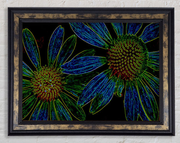 Abstract Neon Floral 18