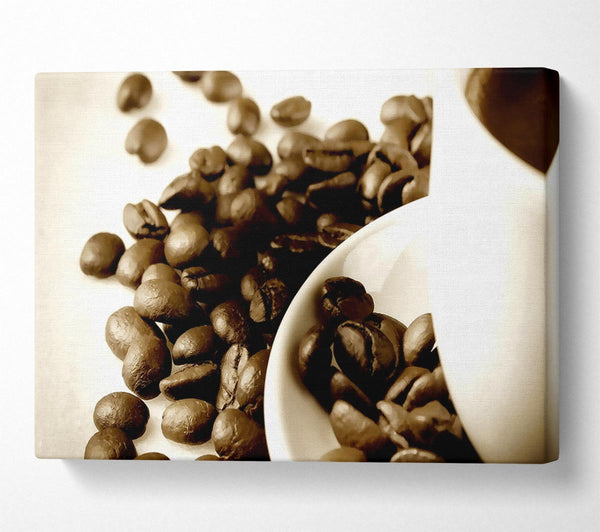 Coffee Cup With Beans