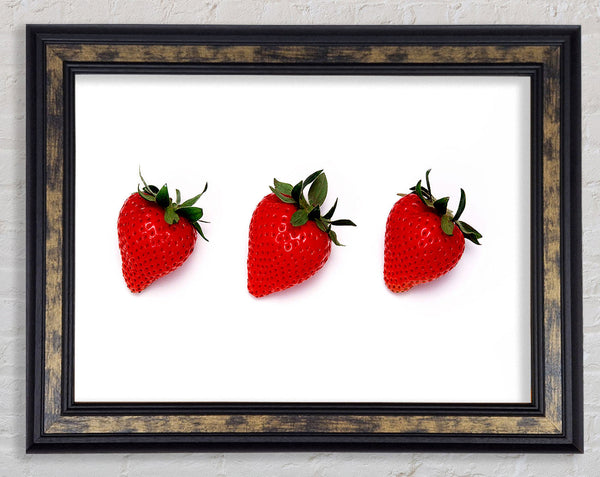 Trio Of Strawberrys