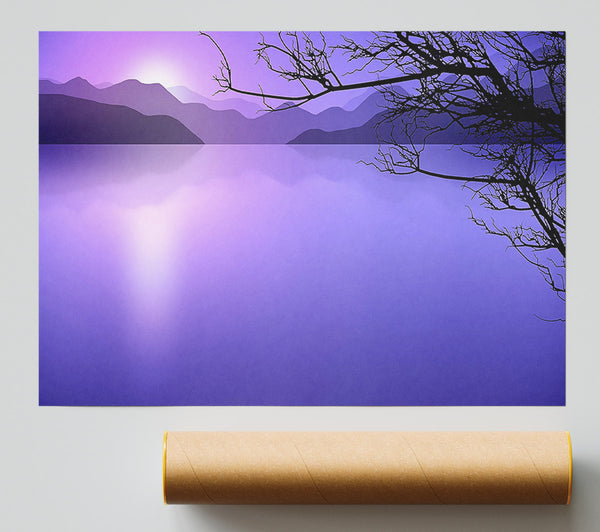 Calm Lilac Lake