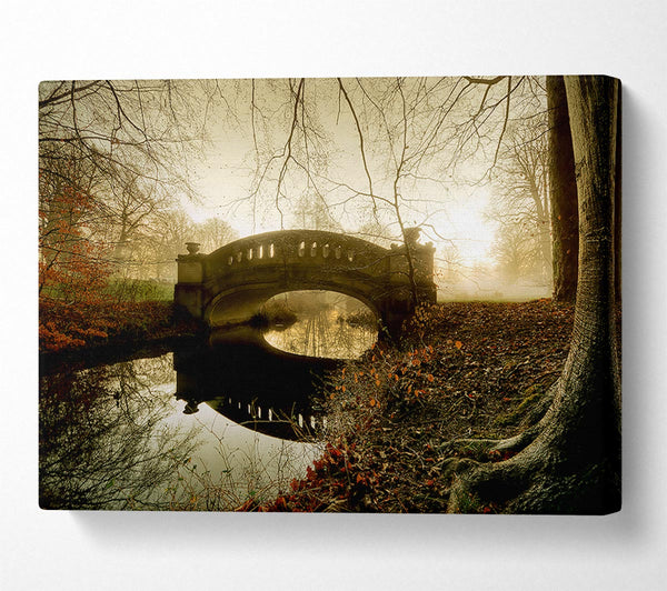 The Misty Autumn Bridge