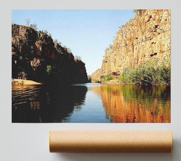 River Canyon Reflection