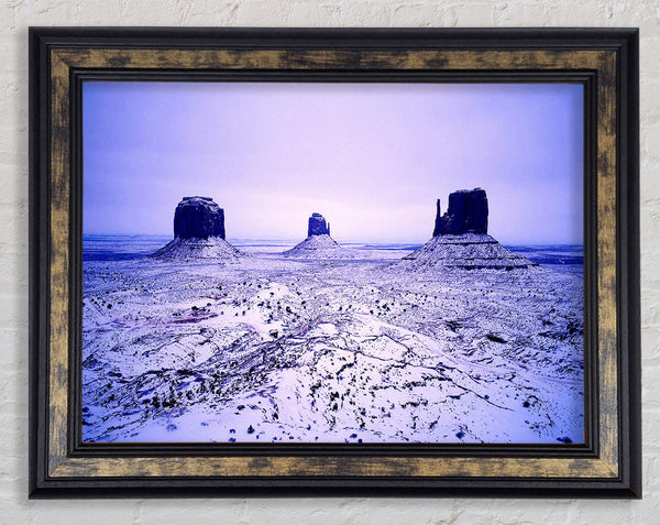 Winter Has Arrived At monument Valley