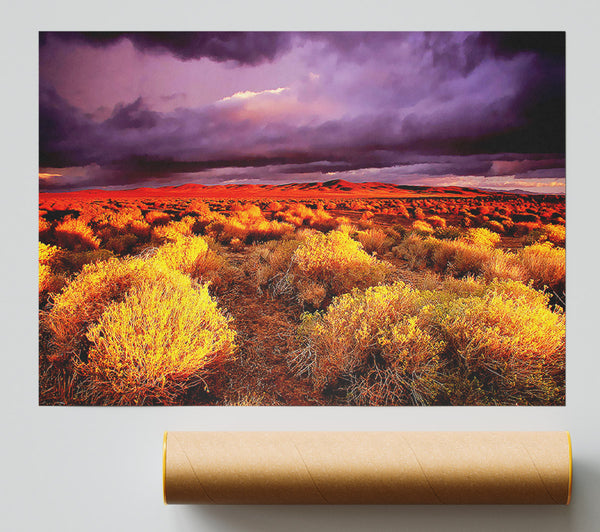 Storm Over Desert