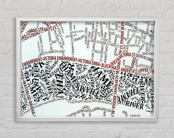 London River Thames Map