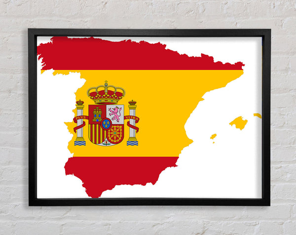 Spainish Flag Map