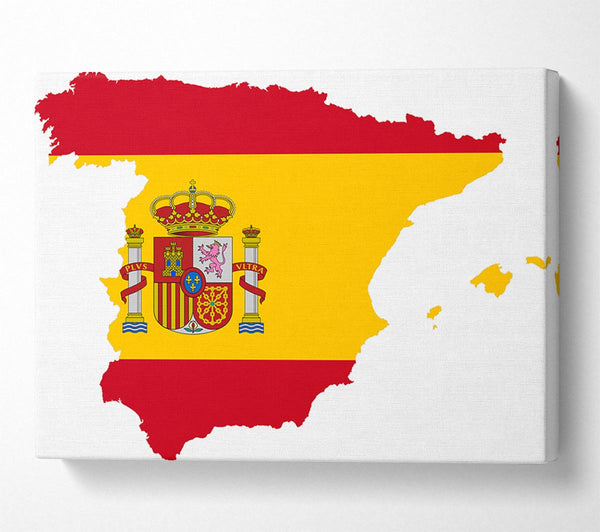 Spainish Flag Map