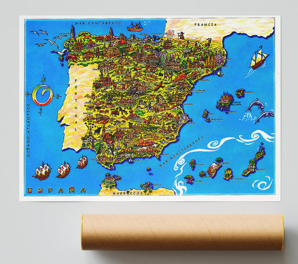 Spanish Map