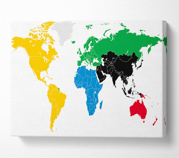 Colours Of The World Map