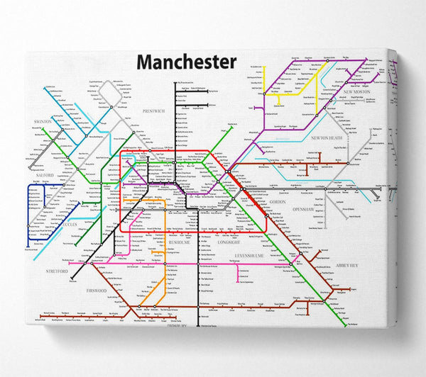 Manchester Pub Tube Map