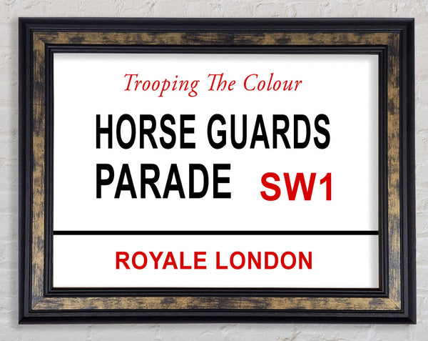 Horse Guards Parade Signs