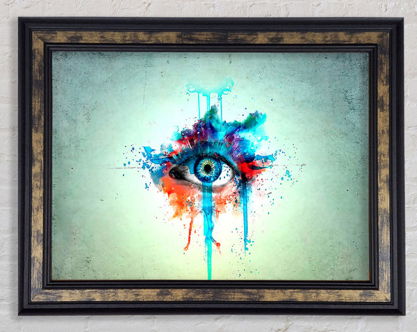 Eye Minimalistic Painting