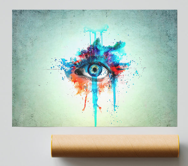 Eye Minimalistic Painting