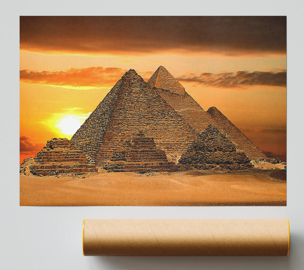 Egyptian Pyramids Cairo Egypt Africa